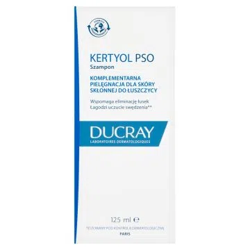 Ducray Kertyol PSO, szampon dla skóry skłonnej do łuszczycy, 125 ml