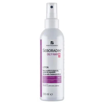 Seboradin Oily Hair, lotion, włosy przetłuszczające się i skłonne do wypadania, 200 ml