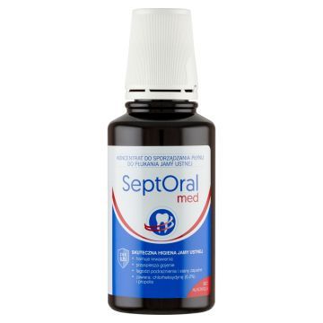 SeptOral med, koncentrat do sporządzania płynu do płukania jamy ustnej, 200 ml