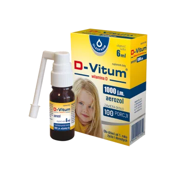 D-Vitum forte 1000 j.m., aerozol, 6 ml