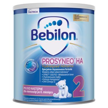 Bebilon Prosyneo HA 2, mleko następne dla niemowląt po 6. miesiącu, proszek, 400 g