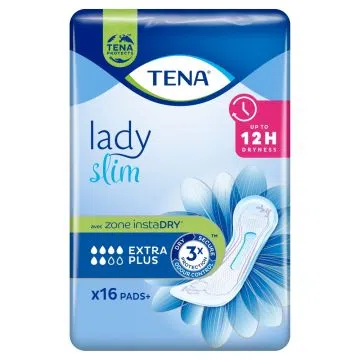 Tena Lady Slim, podpaski na nietrzymanie moczu, Extra Plus, 16 szt.