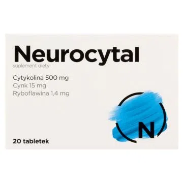 Neurocytal, tabletki powlekane, 20 szt.