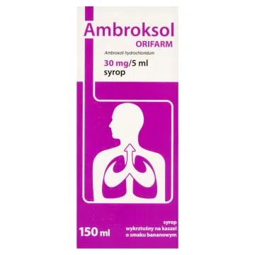 Ambroksol Orifarm, 30 mg/5 ml, syrop, 150 ml