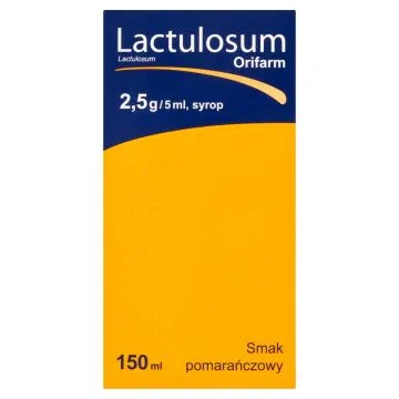 Lactulosum Orifarm, 2,5 g/5ml, syrop, 150 ml