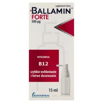 Ballamin Forte, spray,do stos.w j.ustnej, 15 ml