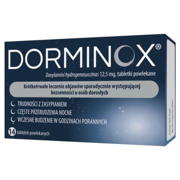 Dorminox, 12,5 mg, tabl.powl., 14 szt