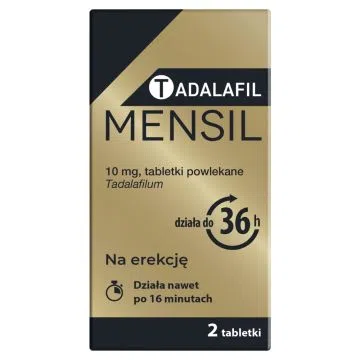 Tadalafil Mensil, 10mg, tabletki powlekane, 2 szt.