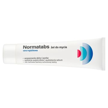 Normatabs, żel, do mycia, cera trądzikowa, 150 ml