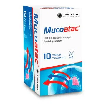 Mucoatac, 600 mg, tabl.musuj., 10 szt