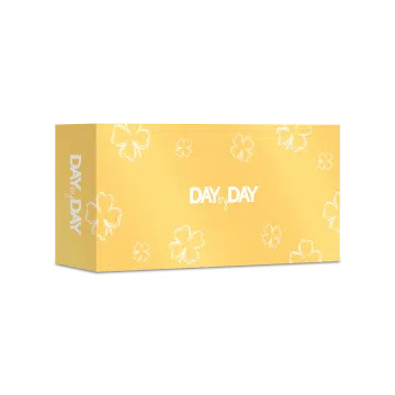 DAY by DAY chusteczki uniwersalne, 3-warstwowe, żółte, 90 sztuk