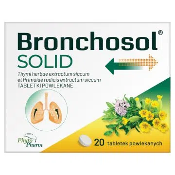 Bronchosol Solid, 75 mg+37,5 mg, tabl.powl., 20 szt