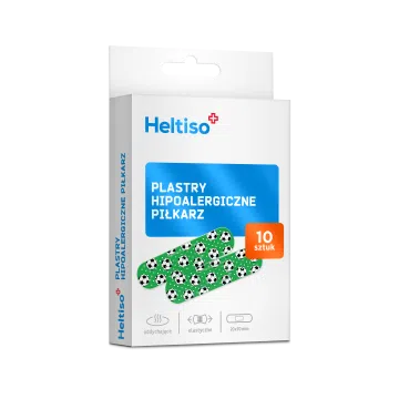 Heltiso plastry hipoalergiczne piłkarz, 10 sztuk