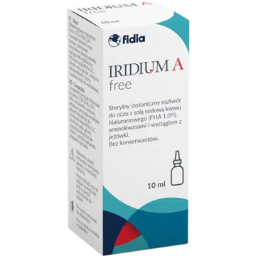 Iridium A Free, roztw.,izot.,sterylny, do oczu, 10 ml