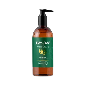 DAYbyDAY Mydło w płynie, awokado i nasiona konopi, 400 ml