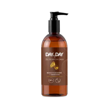 DAYbyDAY Żel do mycia ciała, masło kakaowe i awokado, 400ml