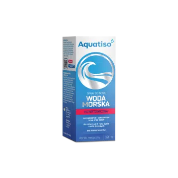 Aquatiso woda morska hipertoniczna, spray do nosa, 30 ml