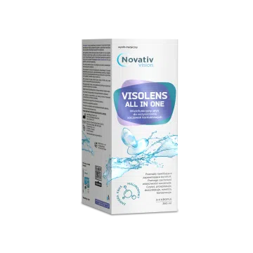 Novativ Vision Visolens płyn do soczewek kontaktowych, 360 ml