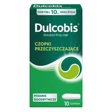 Dulcobis,10 mg, czopki, 10 szt