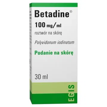 Betadine, 10%, roztwór na skórę, 30 ml