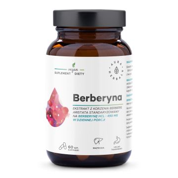 Berberyna 490 mg Berberis aristata, kaps., 60 szt