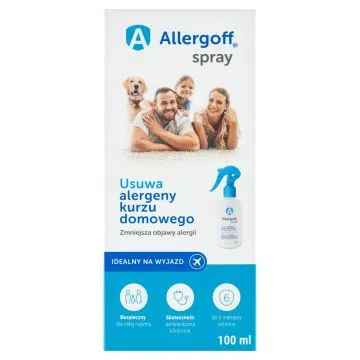 Allergoff Spray, neutraliz.alergenów kurzu domowego,100ml