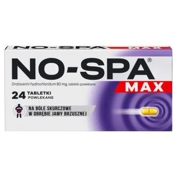 No-Spa Max, 80 mg, tabl.powl., 24 szt