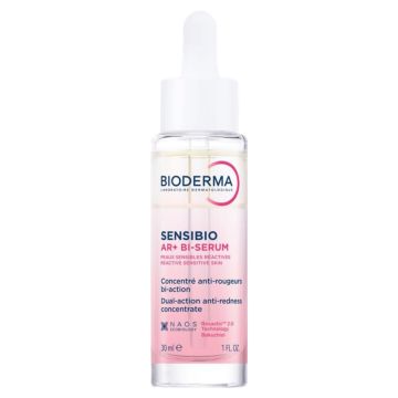 Bioderma Sensibio AR+, serum o podwójnym działaniu redukujące zaczerwienienia, 30 ml