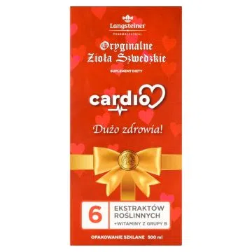Oryginalne Zioła Szwedzkie Cardio, płyn,  500 ml