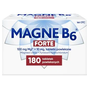 MAGNE B6 Forte, 100 mg Mg2+ + 10 mg, tabletki powlekane