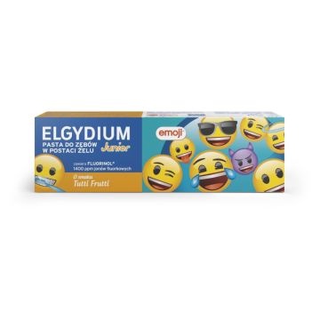 Elgydium Junior, pasta d/zęb,p/próchnic,sm.tutti frutti,50ml