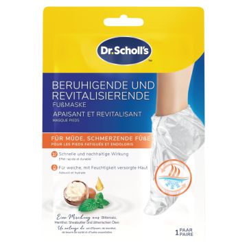 Scholl, maska,do stóp,kojąco-rewitalizująca, 1 para