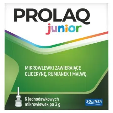 Prolaq Junior, mikrowlewka doodbytnicza, 3 g, 6 szt