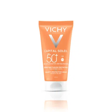 Vichy Capital Soleil, krem aksamitny do twarzy SPF 50+, 50 ml