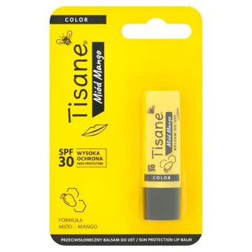 Tisane Color Miód Mango,balsam, d/ust,p/słonecz.,SPF30,5,1g