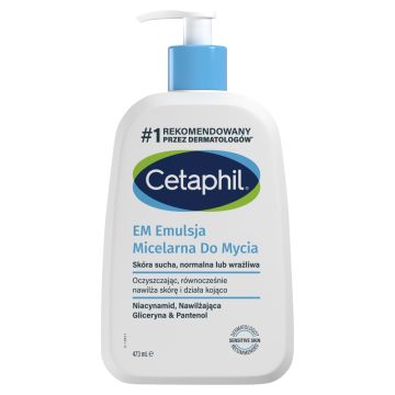 Cetaphil EM, emulsja micelarna do mycia, 473 ml