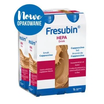 Fresubin Hepa Drink o sm.cappuccino, plyn, 200 ml, 4but.