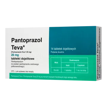 Pantoprazol Teva, 20mg,tabl.dojelit,(i.row),Delf,Wegry,14szt