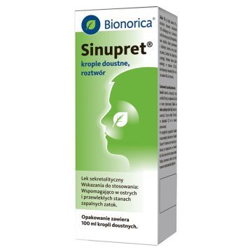 Sinupret, krople, 100 ml