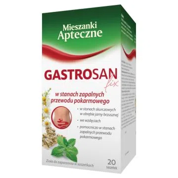 Gastrosan fix, zioła do zaparzania w saszetkach, 2 g, 20 szt.