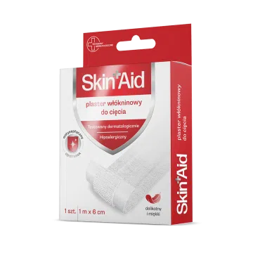 Skin Aid, Plaster Włókninowy Do Cięcia, 1m X 6cm