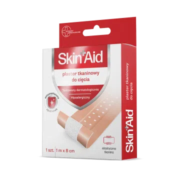 Skin Aid, Plaster Tkaninowy Do Cięcia, 1m X 8cm