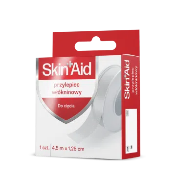 Skin Aid, Przylepiec Włókninowy, 4,5m X 1,25cm