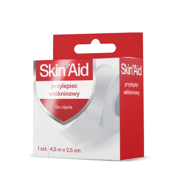 Skin Aid, Przylepiec Włókninowy, 4,5m X 2,5cm