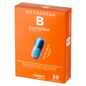 Nexon Pharma, Witamina B Complex, kapsułki twarde, 30 szt.
