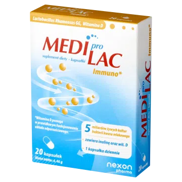 Nexon Pharma Mediprolac Immuno, kapsułki, 20 szt.