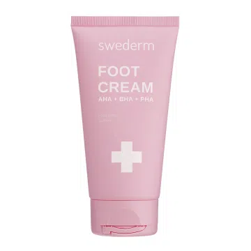 Swederm Foot Cream AHA+BHS+PHA, krem złuszczający do stóp, 75 ml