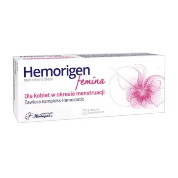 Hemorigen femina, tabl.powl., 20szt