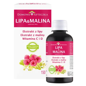 Lipa&Malina, wit.C i D, płyn, 150 ml