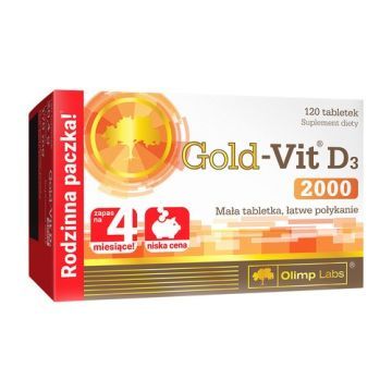 Olimp Gold-Vit D3 2000, tabletki, 120 szt.